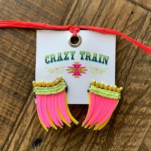 Crazy Train Hawaiian Earrings
